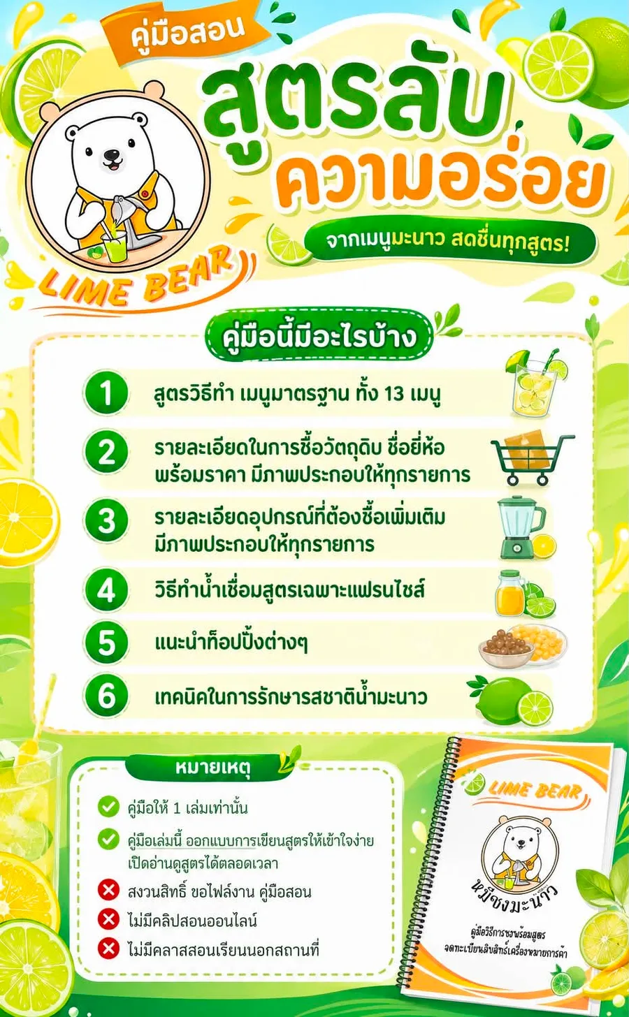 คู่มือการขายหมีชงมะนาว